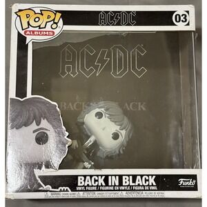 BACK IN BLACK AC DC‎ EXCLUSIVE FUNKO POP ALBUMS COVER ROCKS ANGUS #03